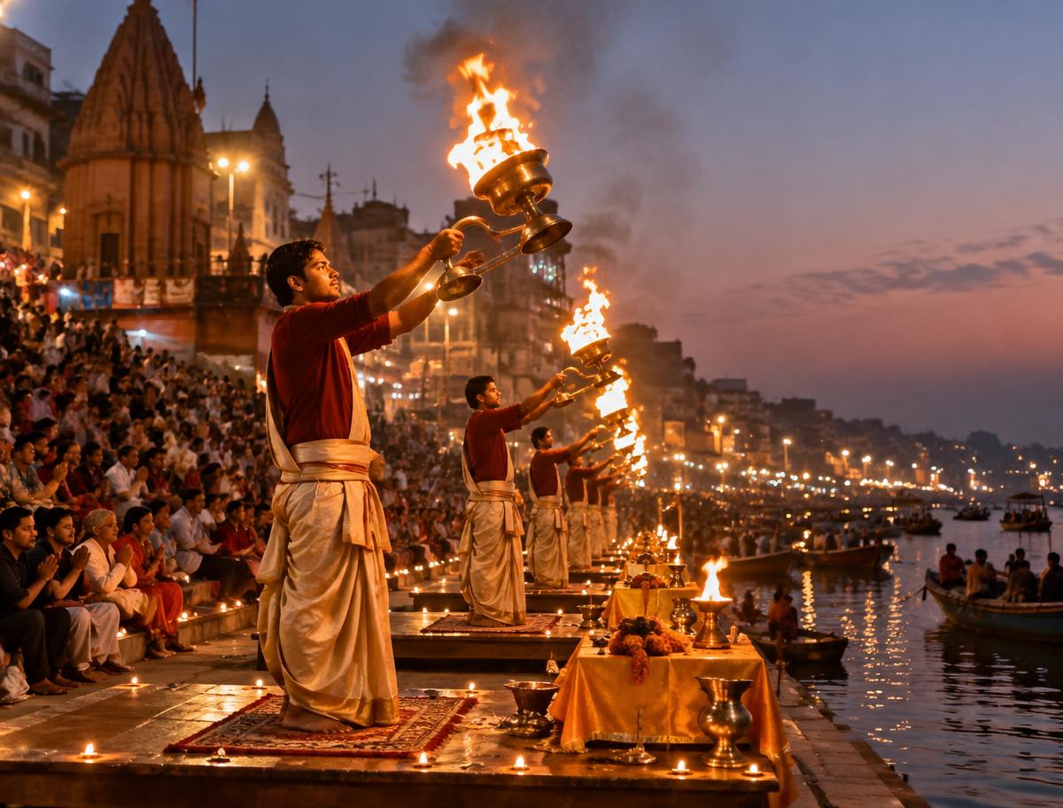 Ganga Aarti + Boat Ride